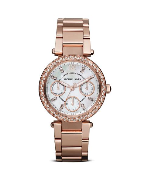 michael kors mini parker watch 33mm